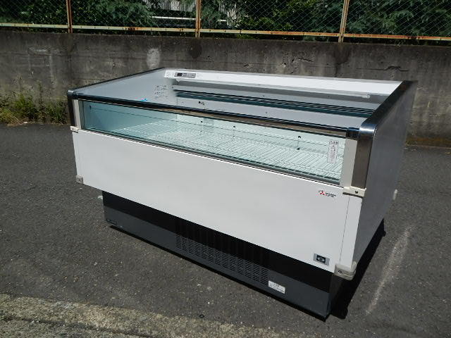 【営業所止】RS246D@2017年★三菱 冷凍冷蔵オープン平型ショーケースW1400★SG-JF580BRVE(A)【一ヶ月保証付】