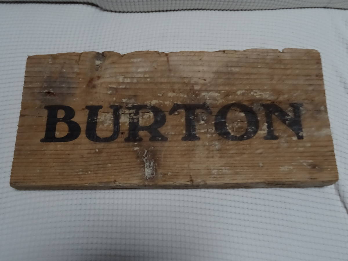 BURTON バートン 木製ディスプレイ 非売品 中古_画像9