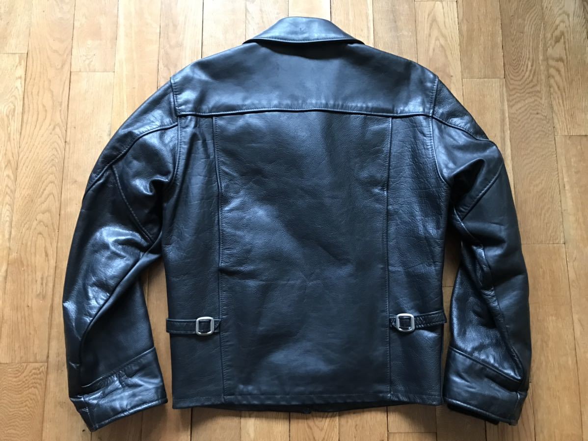 USA製 Schott 659 シングルライダース 36 ライダースジャケット レザージャケット ブラック　黒