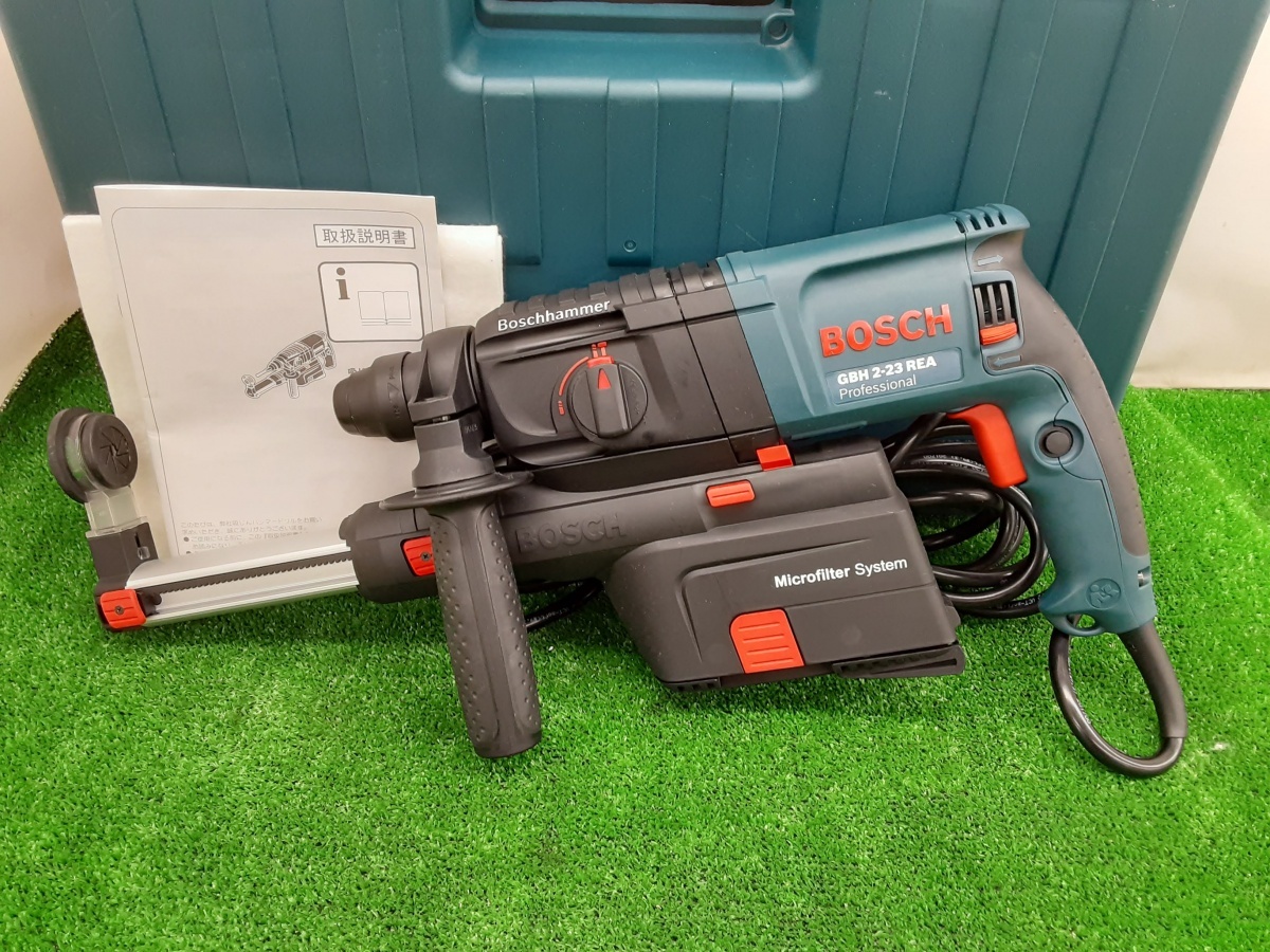 中古品 BOSCH ボッシュ 23mm SDSプラス 吸じんハンマードリル GBH2 ...