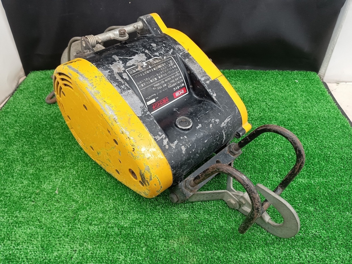 品 RYOBI リョービ 電動 ウィンチ ホイスト WI-61C 最大吊場荷重60kg
