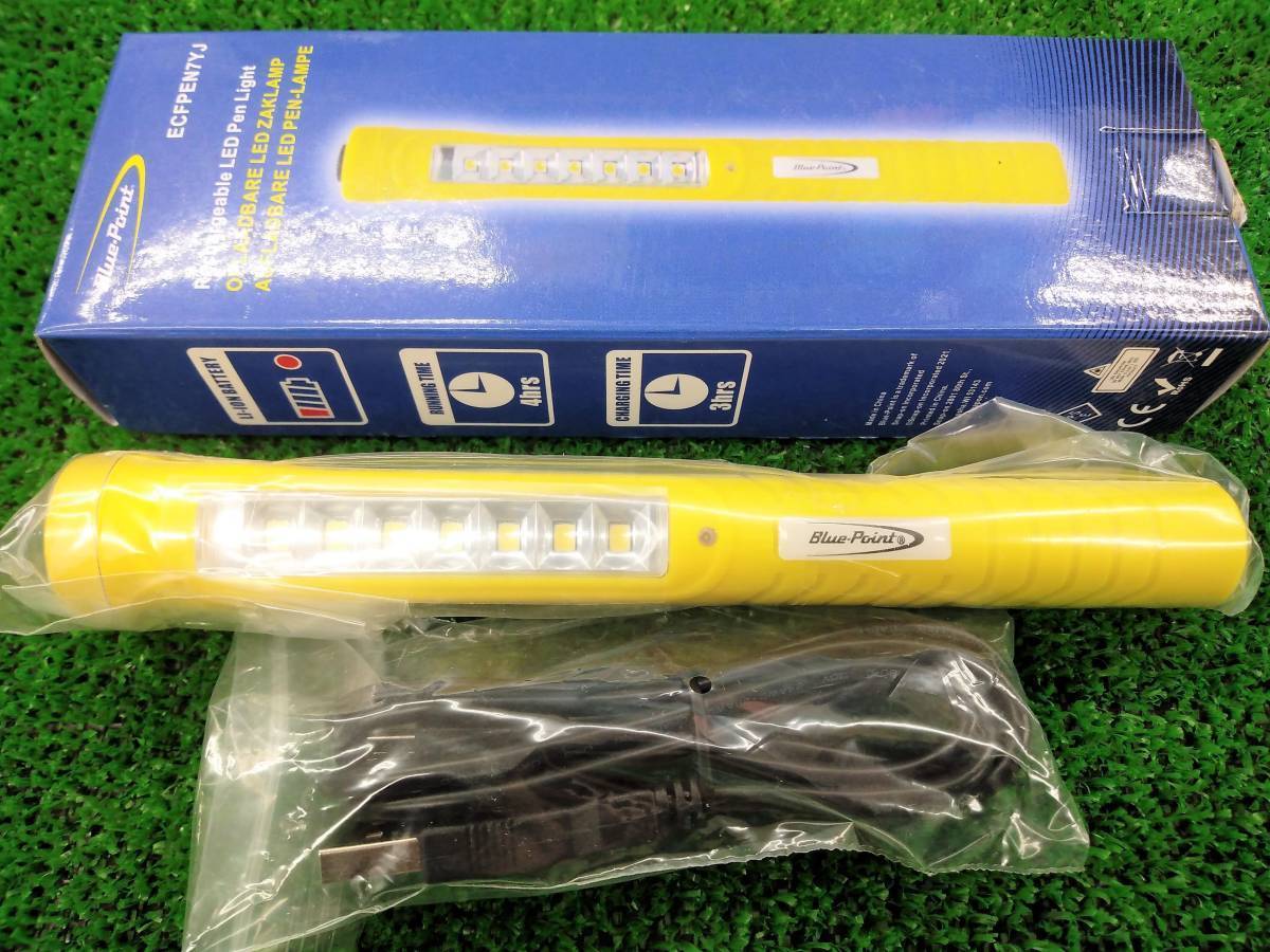 ☆ブルーポイント 充電式LEDペンライト ピンク☆ECFPEN7PKJ スナップ