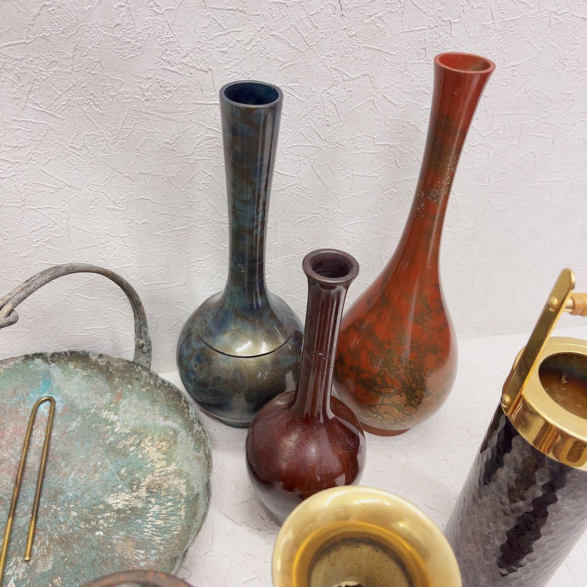 花器 銅器 古銅 真鍮 ☆ショッピング買い☆ lospatioslaredo.com