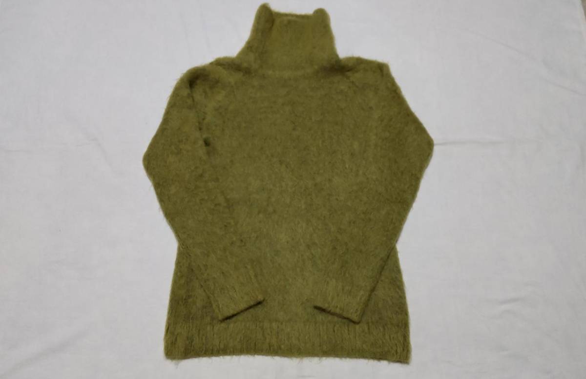 ロストコントロール TURTLE NECK MOHAIR KNIT LIME GREEN 1(GERUGA CELT&COBRA)_画像2