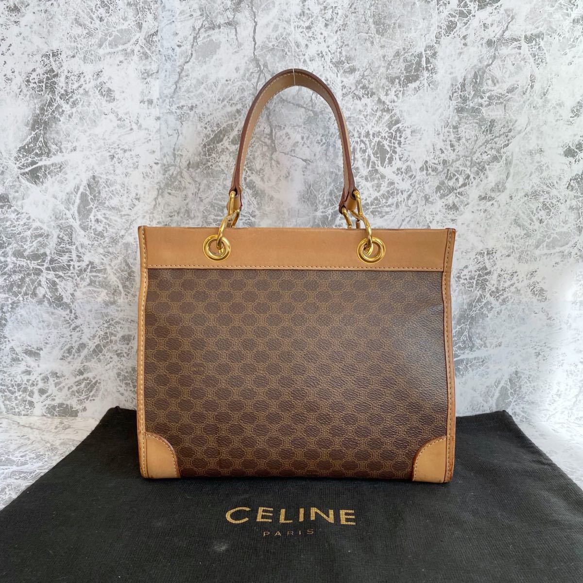 2021人気No.1の 美品 人気 セリーヌ 美品 CELINE CELINE トリオンフ PVC まとめ買いでお得 マカダム セリーヌ