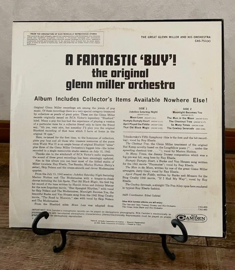 Glenn Miller★グレン・ミラー・オーケストラ「The Great Glenn Miller And His Orchestra」全10曲。_画像2