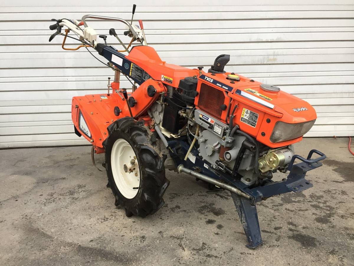 新潟発 クボタ 耕運機 KRA75 K18A ディーゼルエンジン 7.5馬力 実動品