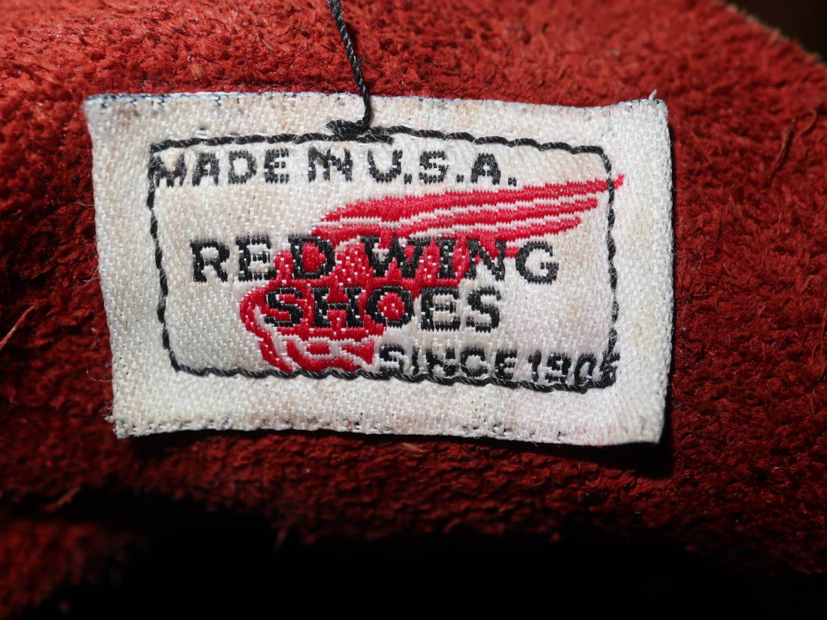刺繍羽タグ　RED WING　レッドウィング　8131　アイリッシュセッター　７ 1/2D　/　２５.5　レッドウイング　ブーツ　モックトゥ_画像7