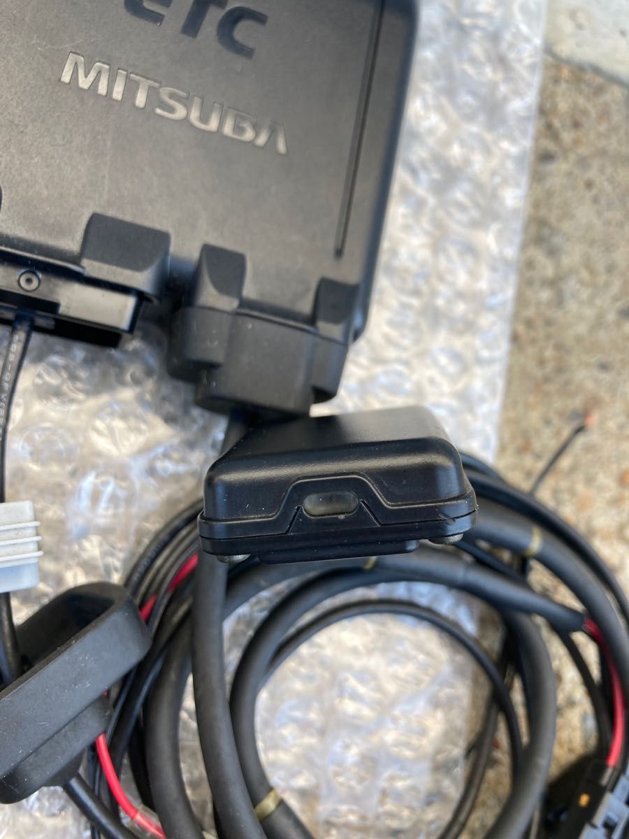 ミツバ バイク用ETC 分離型 BE51 アンテナ取り付け台座付き ETC ミツバ バイク用ETC 分離型 BE51 アンテナ取り付け台座付き ETC