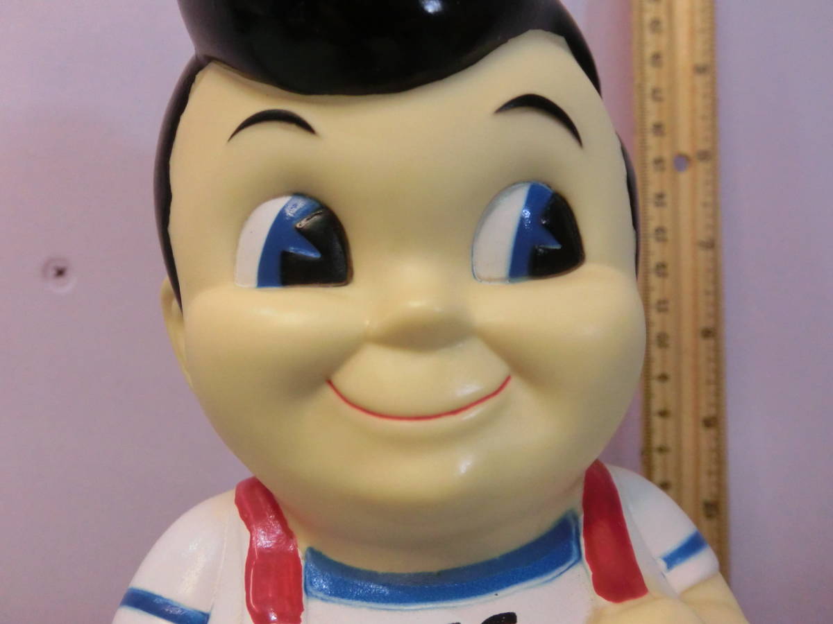 ビッグボーイ BIGBOY ビンテージ 企業物フィギュア人形 バンク 貯金箱 19㎝ ソフビ アドバタイジング キャラクター USA Vintage  ファミレス JChere雅虎拍卖代购