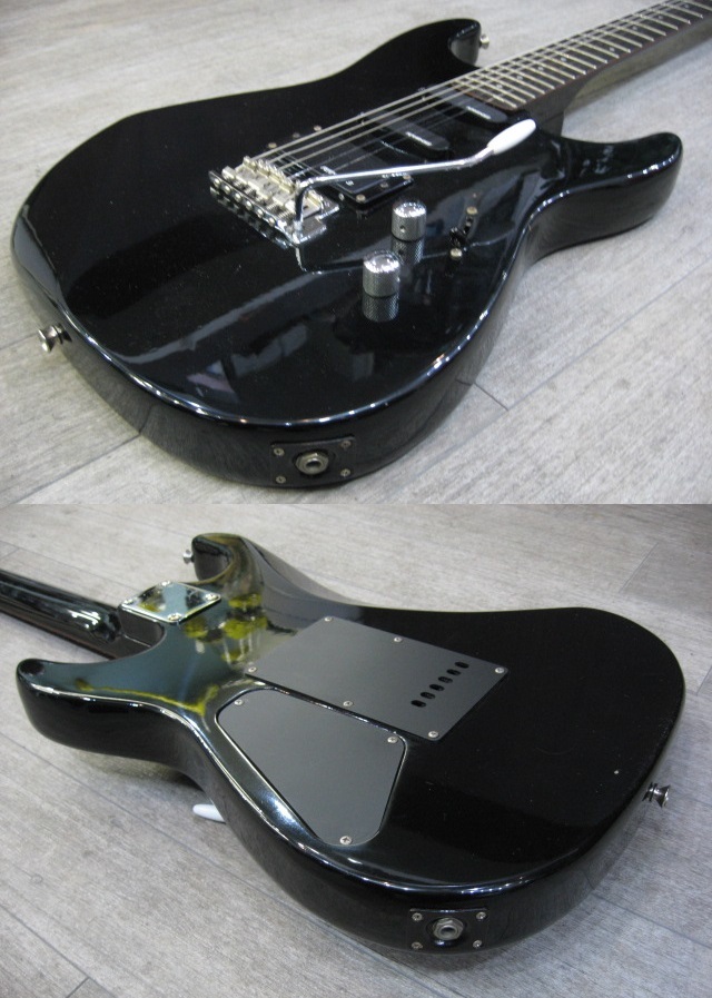 * control FN-41 * prompt decision * Fernandes Strato type electric guitar all black used FERNANDES THE FUNCTION
