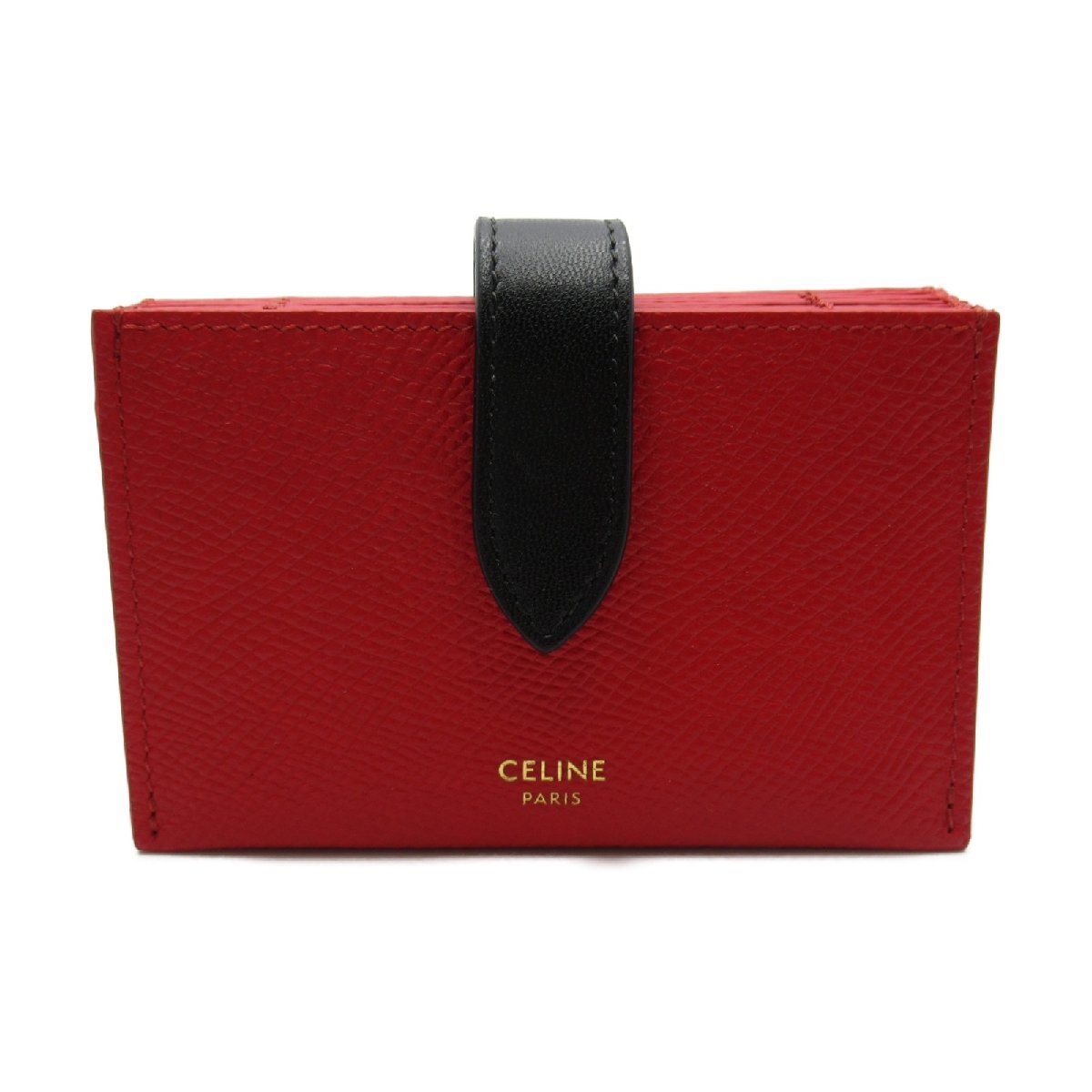 CELINE セリーヌ カードケース カードケース レッド系 カーフ(牛革