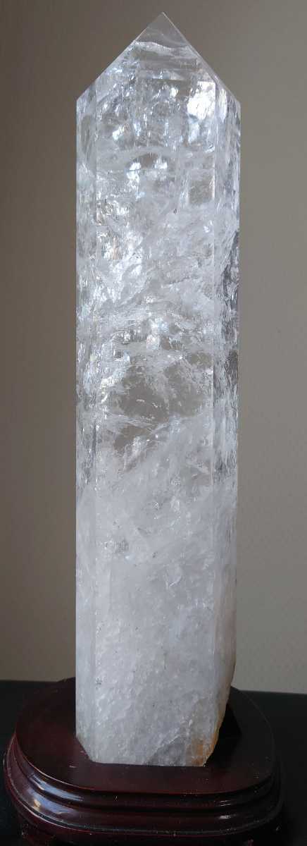 美しい輝き！水晶六角柱 虹 6kg超 科学、自然 | sanfotec.com.br
