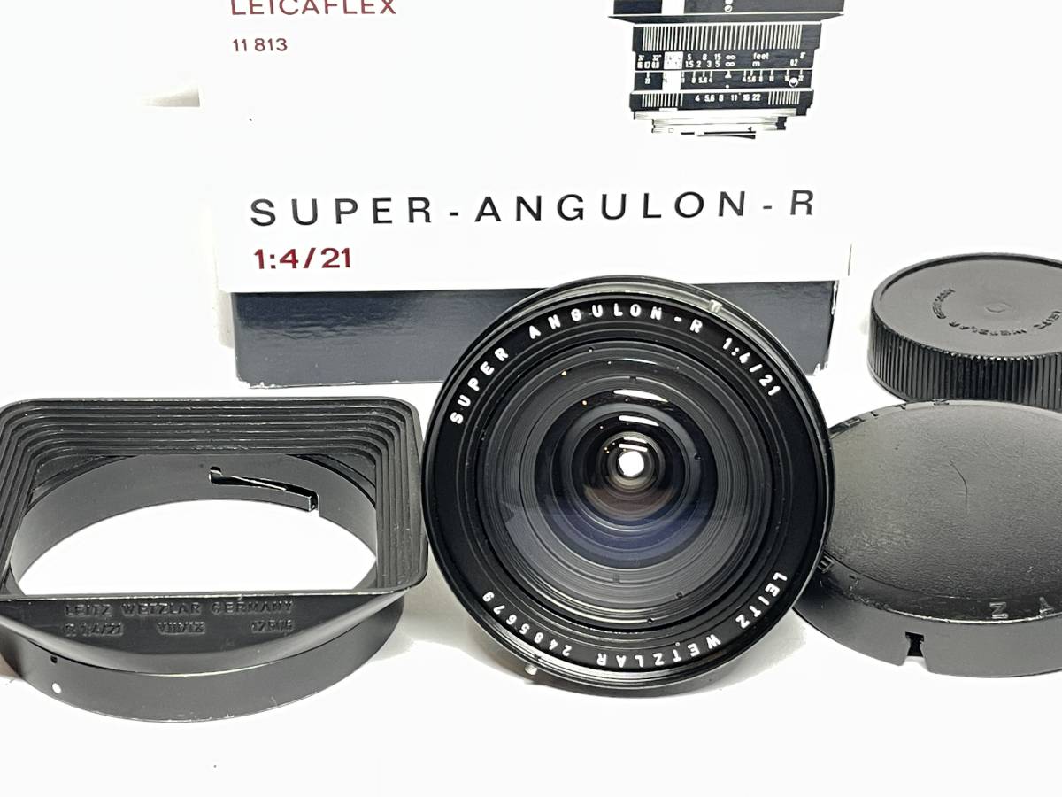 ト送料込 希少な元箱付きライカ SUPER-ANGULON-R 21mm F4 2-CAM