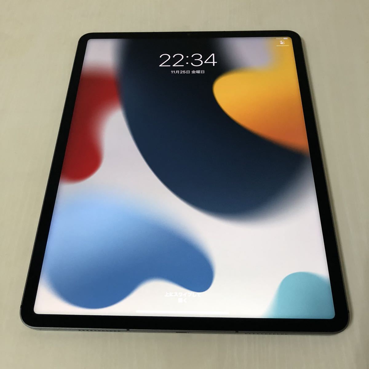 【土日限定も】美品 iPad Pro 12.9インチ 第5世代 / Wi-Fi+Cellular(セルラー) / SIMフリー / 128GB /  スペースグレイ / バッテリー100%