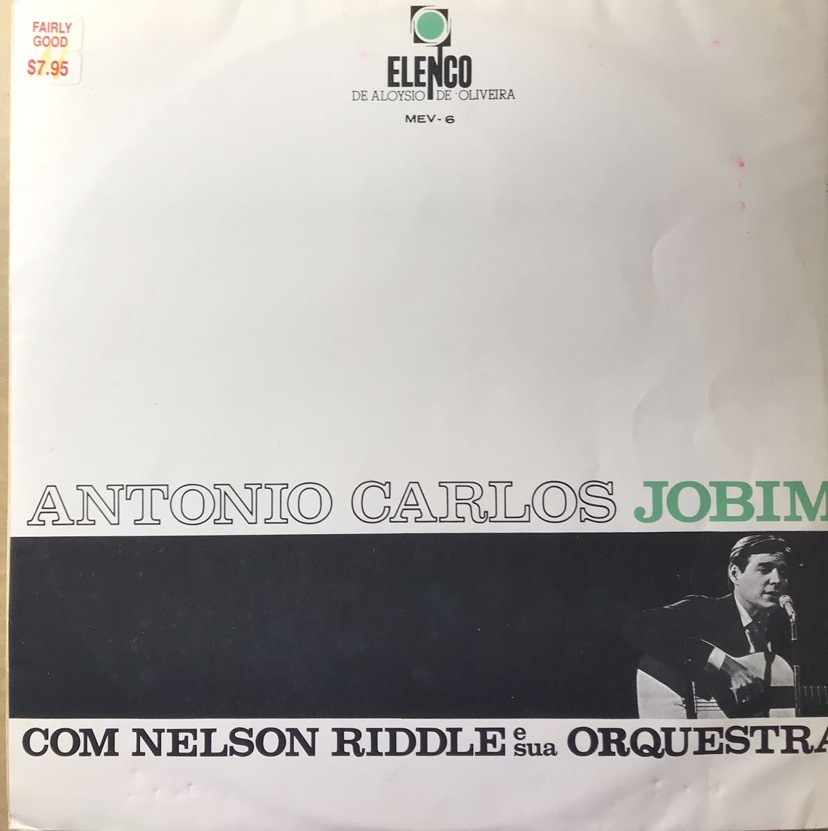 ボサノバ Antonio Carlos Jobim Com Nelson Riddle E Sua Orquestra / DEEP GROOVE MONO MEV-6