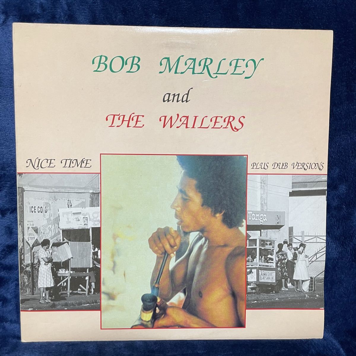 2枚組】「BOB MARLEY  THE WAILERS NICE TIME PLUS DUB VERSIONS」 フランス盤 REG 115  ボブ・マーリー Made in France