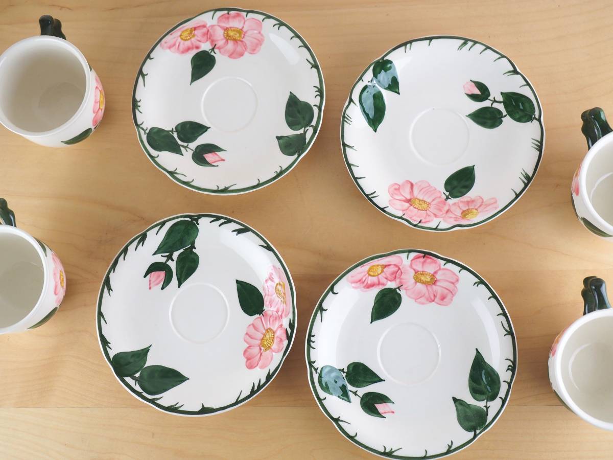 Villeroy&Boch ビレロイボッホ Wild-Rose カップ&ソーサー Villeroy&Boch ビレロイボッホ Wild-Rose カップ&ソーサー