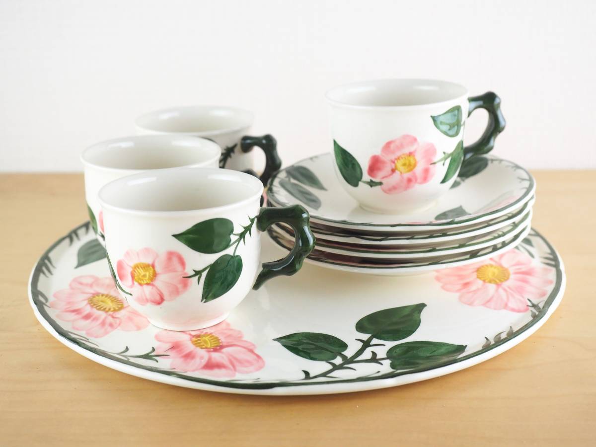 Villeroy&Boch ビレロイボッホ Wild-Rose カップ&ソーサー Villeroy&Boch ビレロイボッホ Wild-Rose カップ&ソーサー
