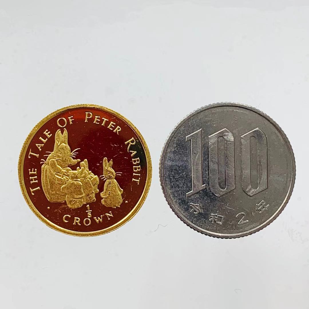 美品 ピーターラビット金貨 エリザベス女王 ジブラルタル 1994年 5