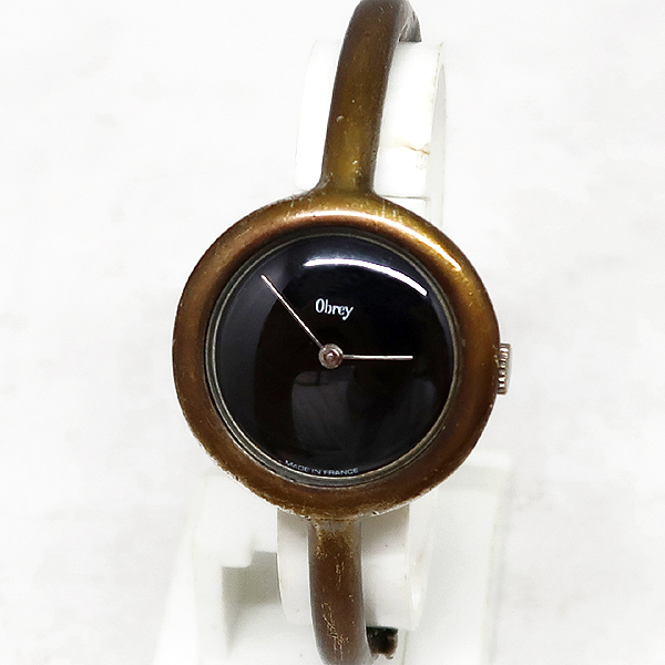 国内初の直営店 DKG 稼働品 Obrey オブレイ 銀無垢 手巻き 腕時計 SOLID