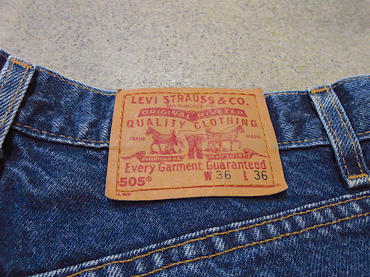 2000’s MADE IN U.S.A. Levi’s 505実寸W88cm●221104r1-m-pnt-jns-W35古着リーバイスジーンズデニムパンツUSA製ボトムス_画像5