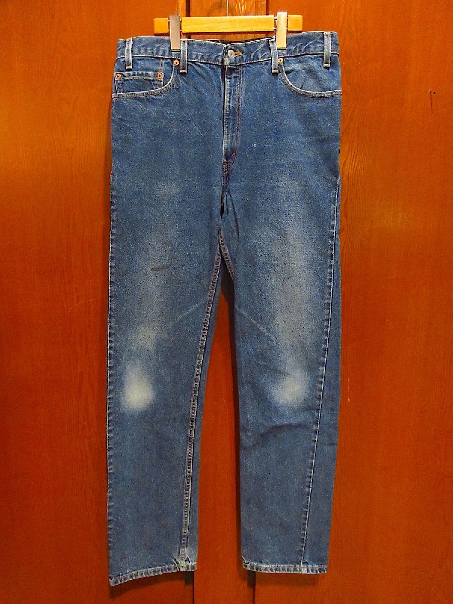 2000’s MADE IN U.S.A. Levi’s 505実寸W88cm●221104r1-m-pnt-jns-W35古着リーバイスジーンズデニムパンツUSA製ボトムス_画像1