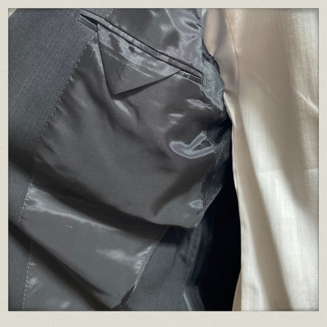 新品 YA5(170cm) PERSON'S パーソンズ 春夏秋 定価63,000円 ２パンツスーツの画像3