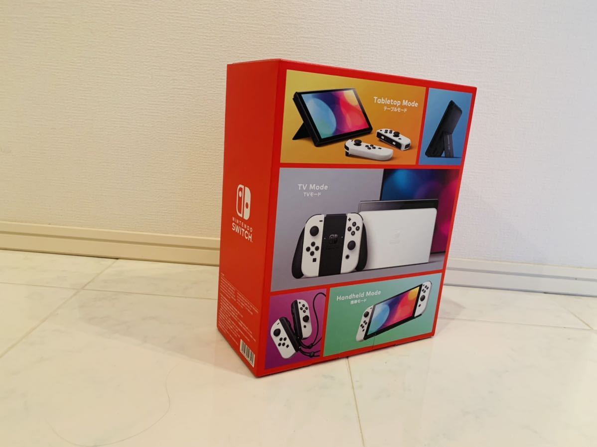 【即決★即発送】新品未開封★Nintendo Switch 有機ELモデル 新型 フルセット ホワイト ニンテンドースイッチ本体 任天堂 クリスマスに_画像2