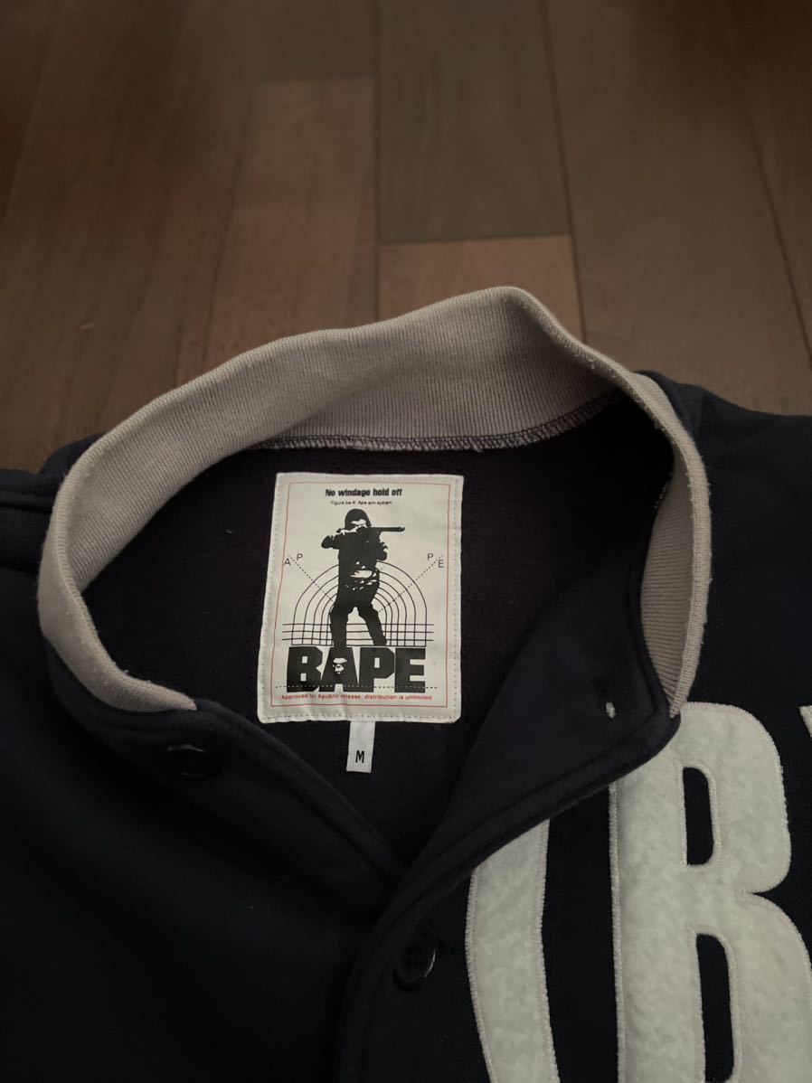 A BATHING APE BAPE マイロ スウェット スタジャン Mサイズ ア