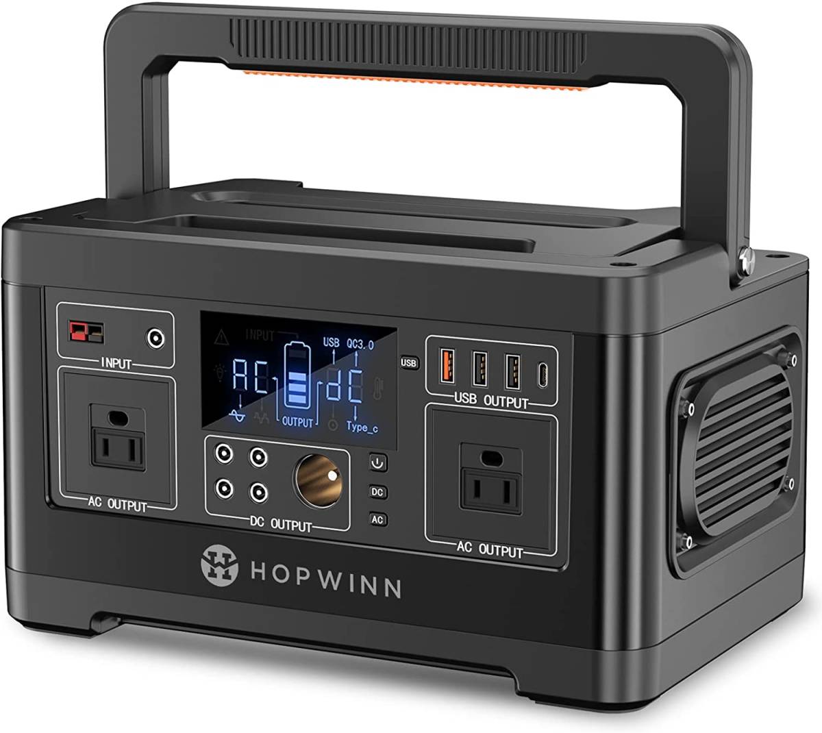 【2022年新登場】HOPWINNポータブル電源大容量500W家庭用蓄電池520Wh/