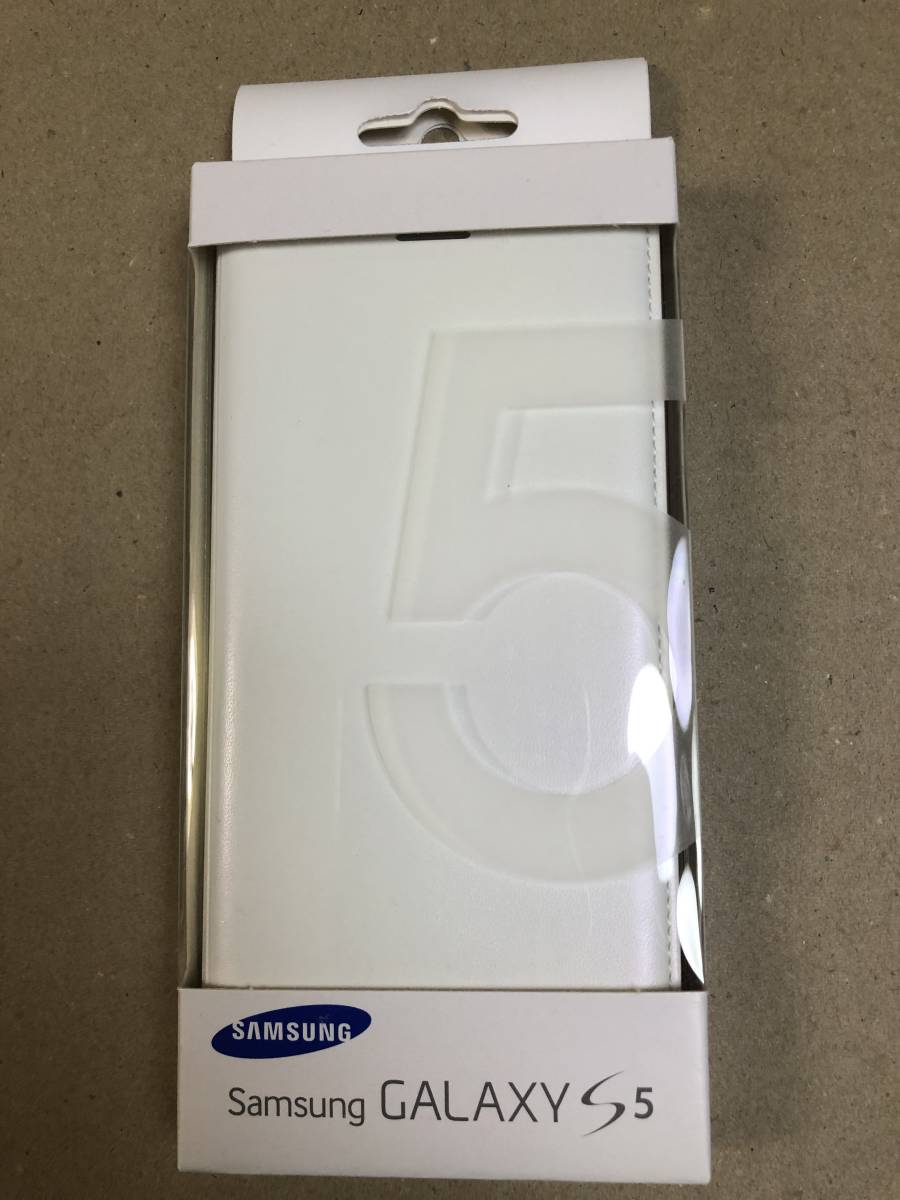 GALAXY S5◆SC-04F SCL23 Flip フリップ カバー ケース【純正品】白 Samsung オフィシャル_画像5