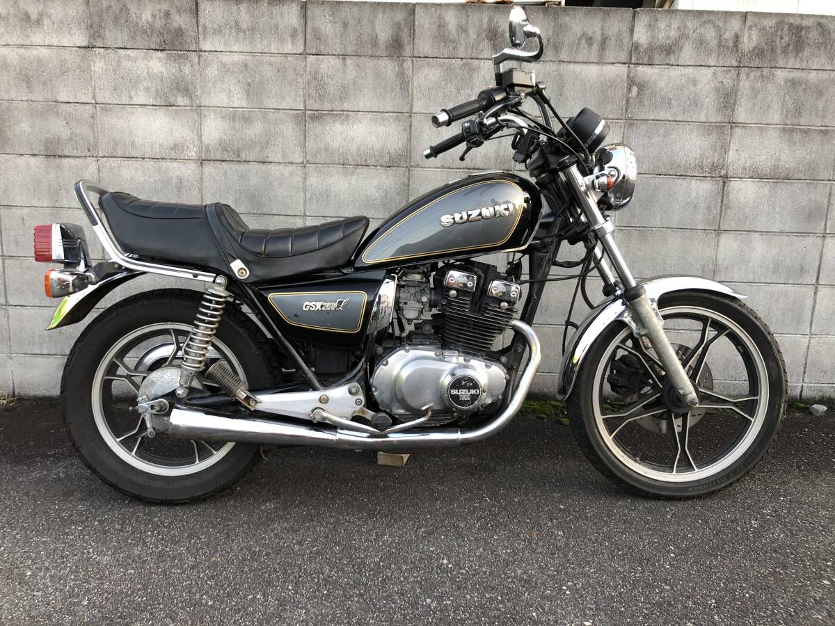 Yahoo!オークション - SUZUKI GSX250L オリジナル 実動 低走行 Yahoo!オークション - SUZUKI GSX250L オリジナル 実動 低走行