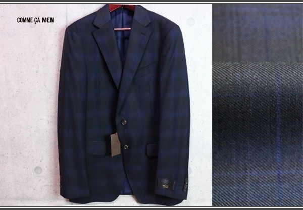 激安商品 控えめ大人チェック 新品コムサメン チェルッティ 定価6.3万円/CERRUTI ジャケットSS濃紺 ウール タータンチェック イルプリンチペ XSサイズ以下 激安商品 控えめ大人チェック 新品コムサメン チェルッティ 定価6.3万円/CERRUTI ジャケットSS濃紺 ウール タータンチェック イルプリンチペ XSサイズ以下