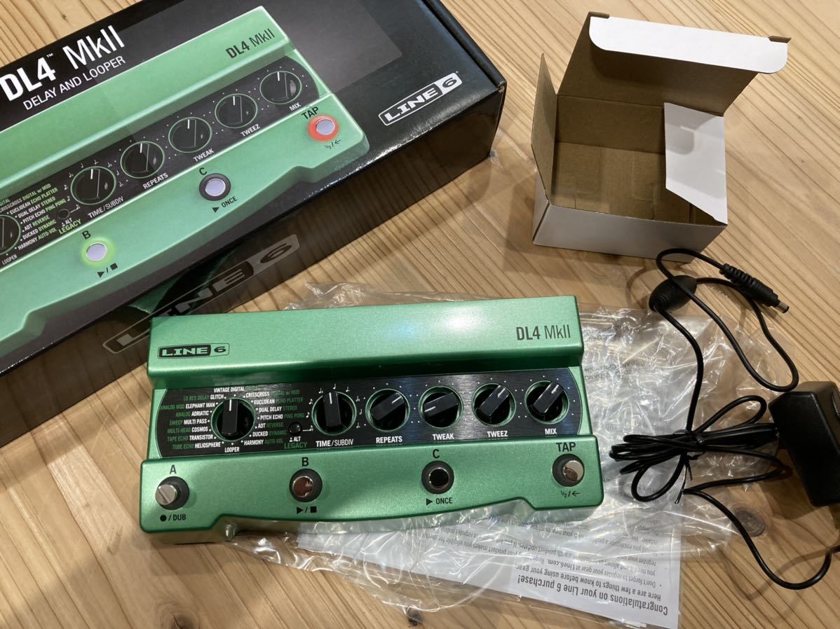 送料込みほぼ新品 DL4 mk2 LINE6 Delay ディレイ デジタルディレイ AC