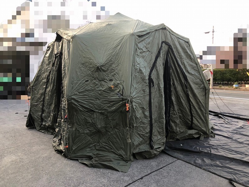 米軍放出品】ドームテント シェルター ドラッシュテント 米軍放出品】ドームテント シェルター ドラッシュテント