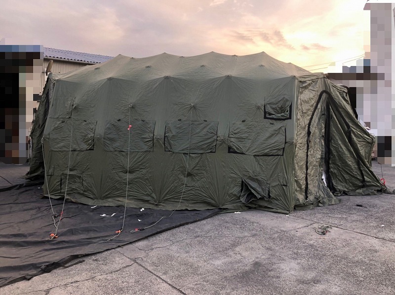 【米軍放出品】ドームテント シェルター ドラッシュテント ミリタリー 大型テント 指揮所テント キャンプ DRASH XBシリーズ BK17LM-W