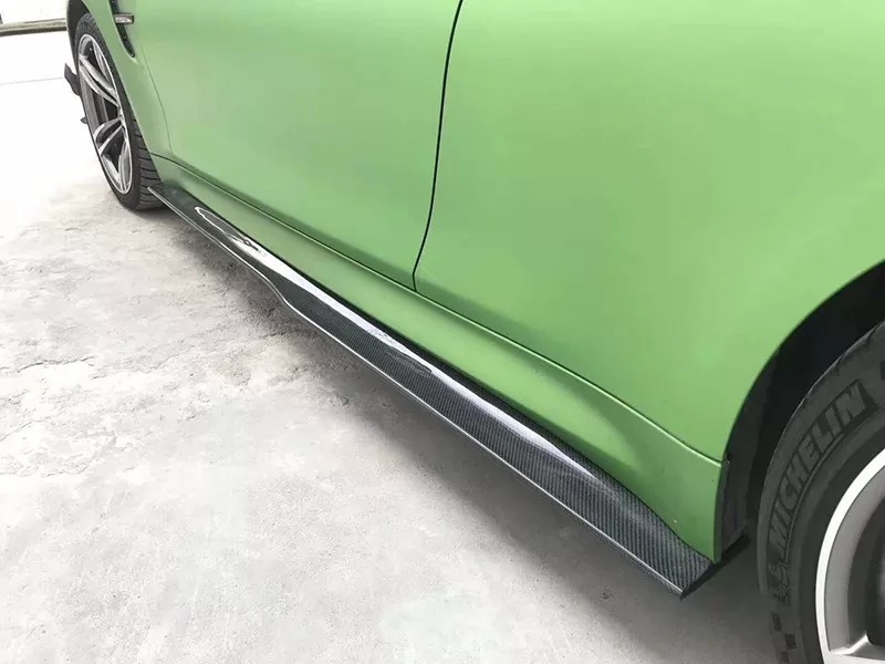 全国組立設置無料 BMW M3 F80 M4 F82 カーボンサイドスカート econet.bi