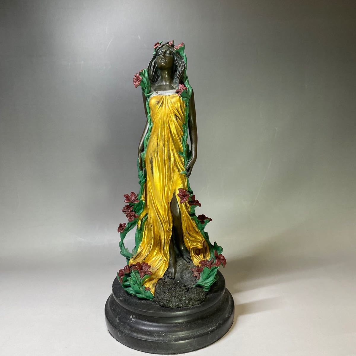 Yahoo!オークション - ブロンズ像 Aldo Vitaleh 作 花の女神像 Yahoo!オークション - ブロンズ像 Aldo Vitaleh 作 花の女神像