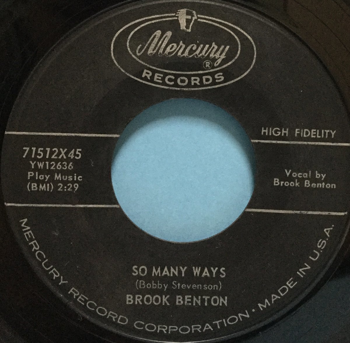 EP 洋楽 Brook Benton / So Many Ways 米盤_画像2