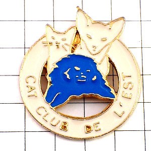  pin badge * cat .. cat Club higashi * France limitation pin z* rare . Vintage thing pin bachi