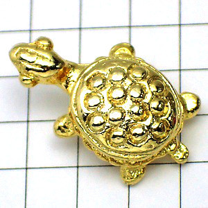  pin badge * gold color turtle turtle tortoise * France limitation pin z* rare . Vintage thing pin bachi