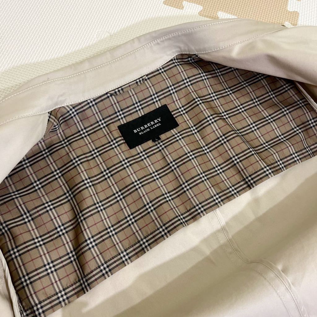 バーバリーブラックレーベル ショートトレンチコート BURBERRY BLACK LABEL BURBERRY ノバチェック