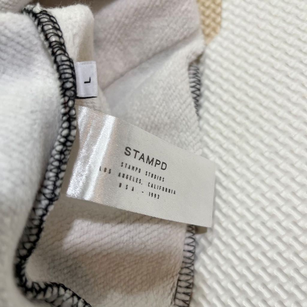 [ 美品] stampd スタンプド ファイヤーパターン　パーカー　アウター　総柄　炎柄_画像7