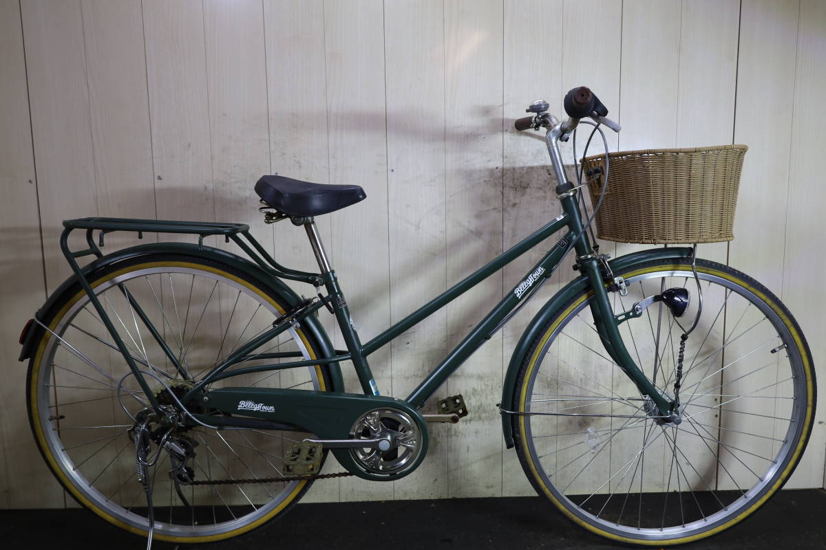 最新な シマノ6速 27インチ 美品!あさひ製BELEGTOWNベレッグタウン AUTO 軽快シティークロス 防犯登録付き LED仕様 27インチ~ 最新な シマノ6速 27インチ 美品!あさひ製BELEGTOWNベレッグタウン AUTO 軽快シティークロス 防犯登録付き LED仕様 27インチ~