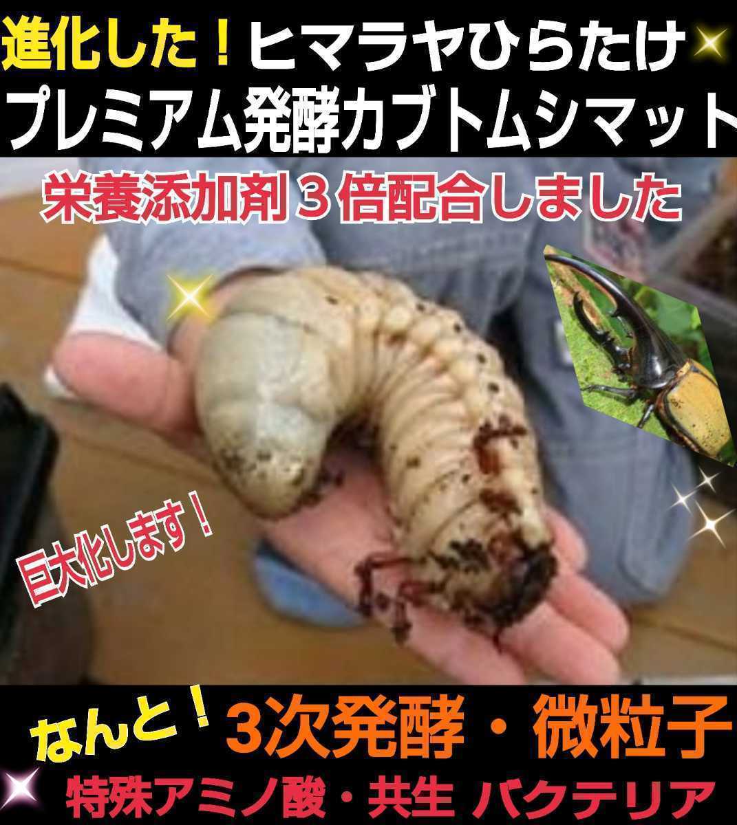 たっぷり180リットル(18袋)極上!プレミアム3次発酵カブトムシマット