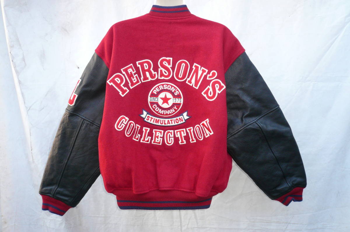 パーソンズ　スタジャン　フリーサイズ　中古　美品　PERSONS イケダノブオ　80年代_画像3