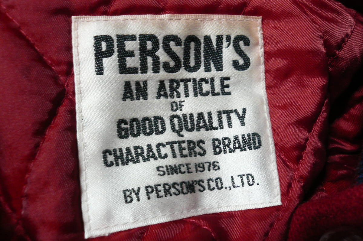  Person's куртка свободный размер б/у прекрасный товар PERSONSikeda ручка o80 годы 