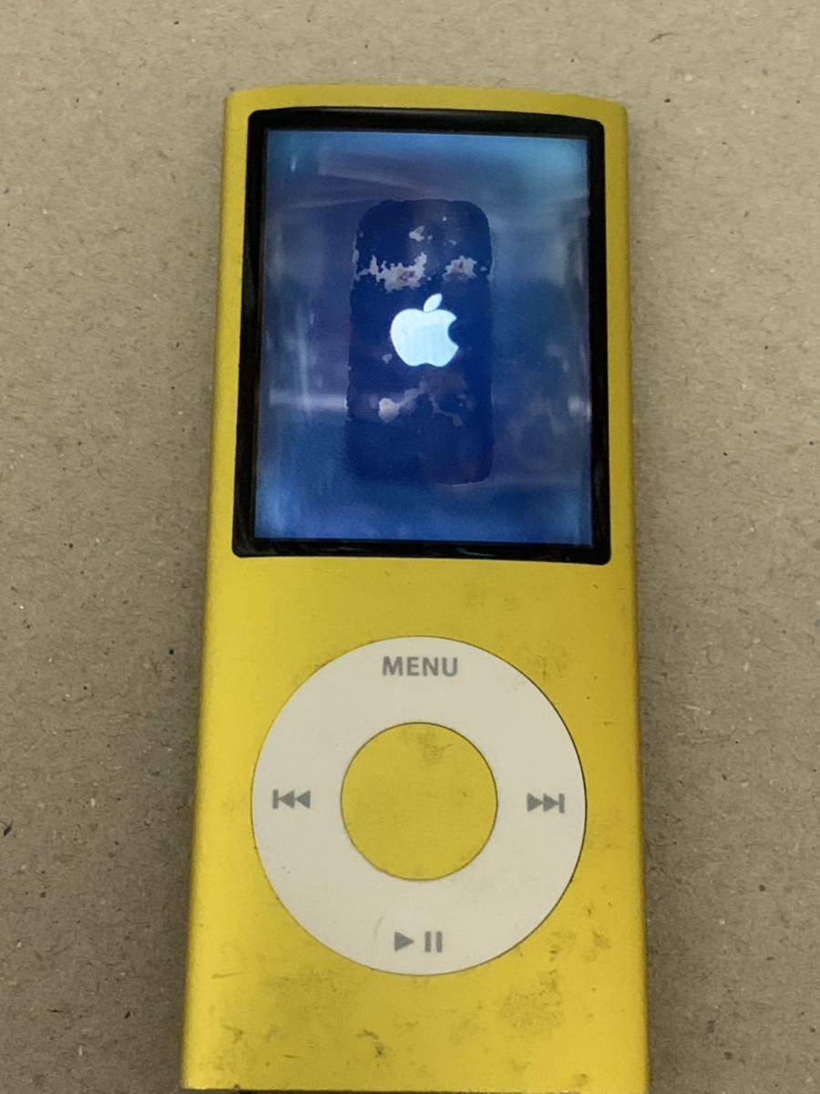 Apple 第4世代 iPod nano 8GB MB748J/A イエロー 動作品 本体のみ 黄色_画像4