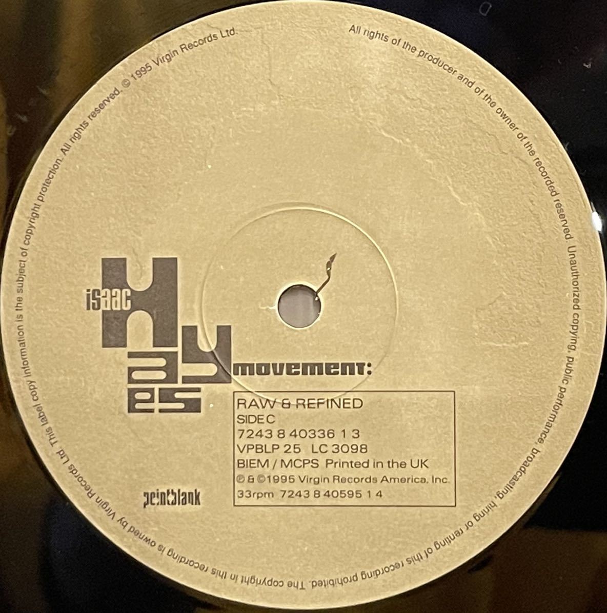 【Europe盤/Funk/美盤(EX)/2LP】Isaac Hayes Movement Raw & Refined / 試聴検品済_画像4